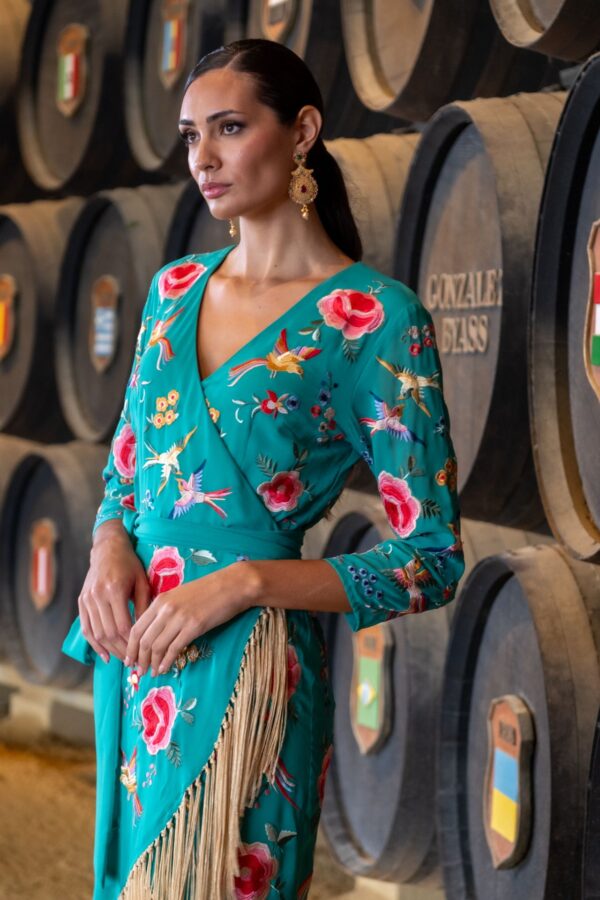 Vestido Cepa Verde de Káhyra - Imagen 3