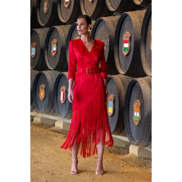 Vestido Catavino Rojo de Káhyra