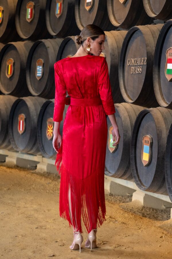 Vestido Catavino Rojo de Káhyra - Imagen 4