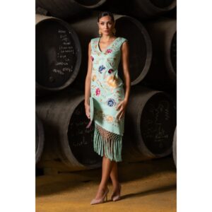 Vestido Oloroso Verde Agua de Káhyra