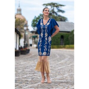 Vestido Rosal Azul de Káhyra