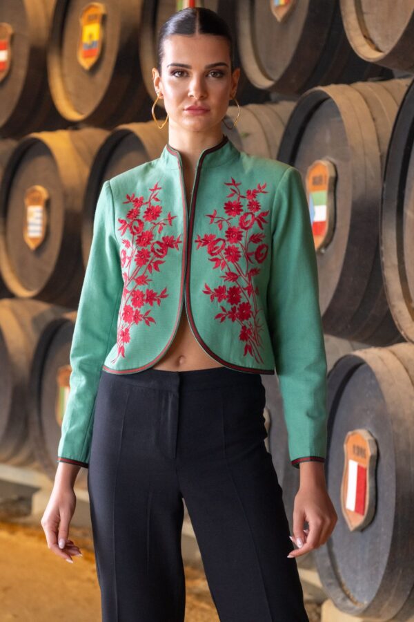 Chaqueta Levante Verde de Káhyra - Imagen 5