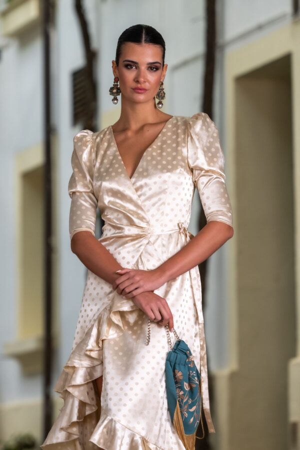 Vestido Cream Beige de Káhyra - Imagen 4