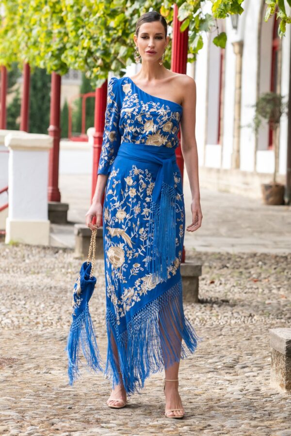 Falda Solera Azul de Káhyra - Imagen 2