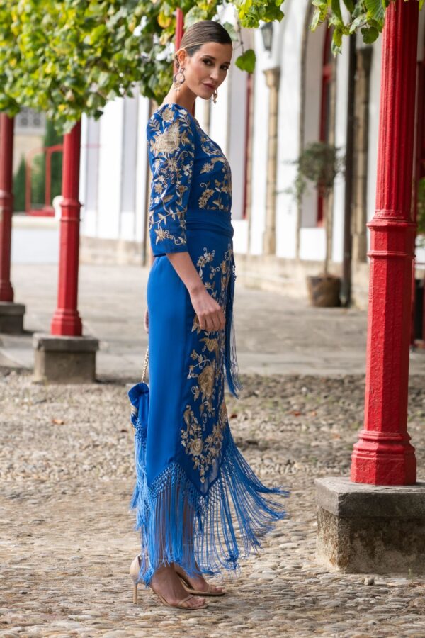 Falda Solera Azul de Káhyra - Imagen 4