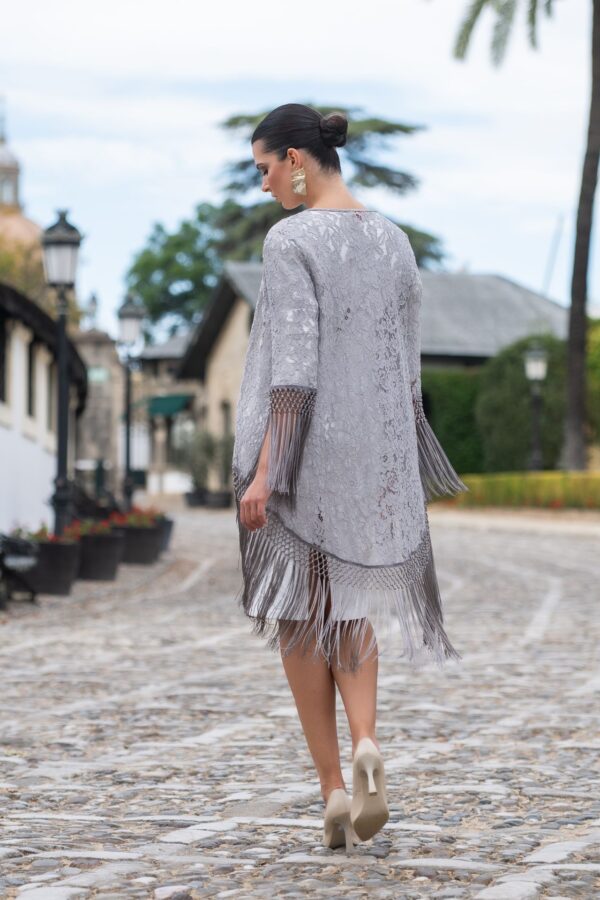 Chaqueta Crujía Gris de Káhyra - Imagen 4