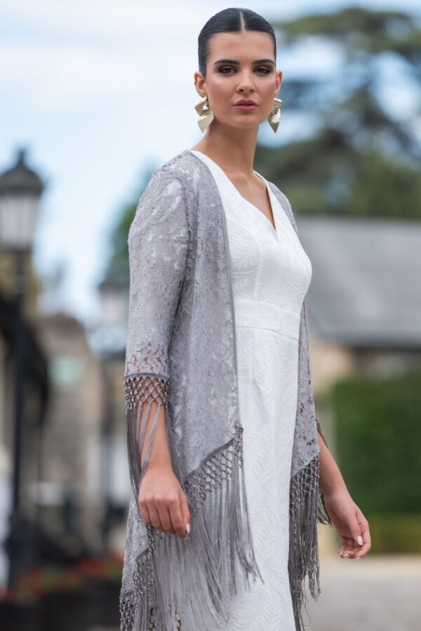 Chaqueta Crujía Gris de Káhyra - Imagen 3