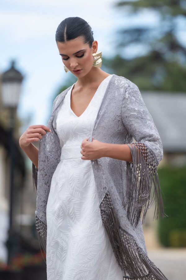 Chaqueta Crujía Gris de Káhyra - Imagen 2