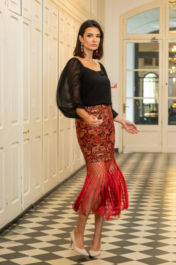 Falda Almijar Negro de Káhyra - Imagen 2