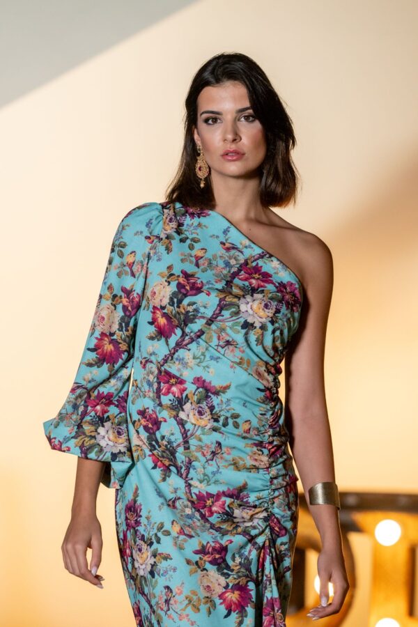 Vestido Arrope Turquesa de Káhyra - Imagen 4