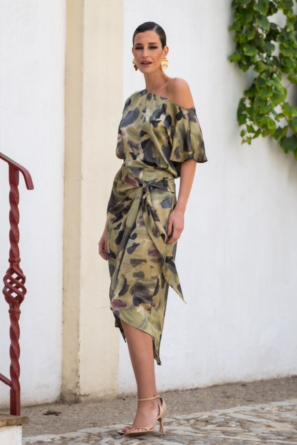 Vestido Varietal Verde de Káhyra - Imagen 4