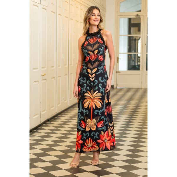 Vestido Dátil Negro de Káhyra