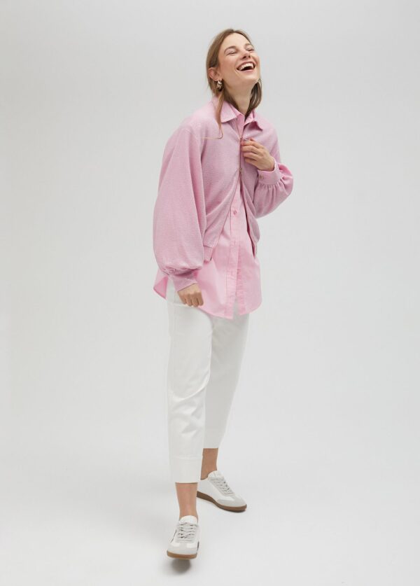 Chaqueta Bomber Lentejuela Rosa de Lola Casademunt by Maite - Imagen 3