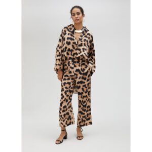 Pantalón Animal Print Palazzo de Lola Casademunt
