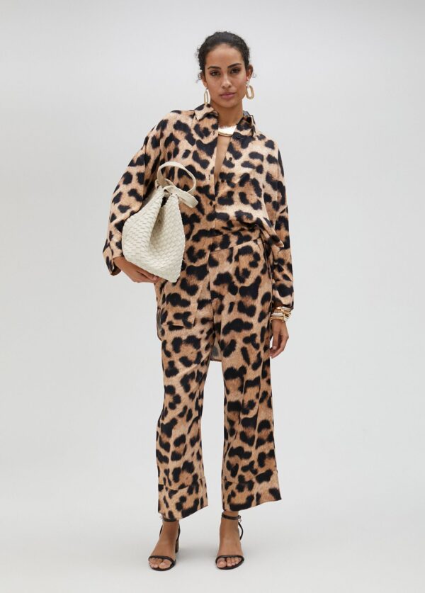 Pantalón Animal Print Palazzo de Lola Casademunt - Imagen 2