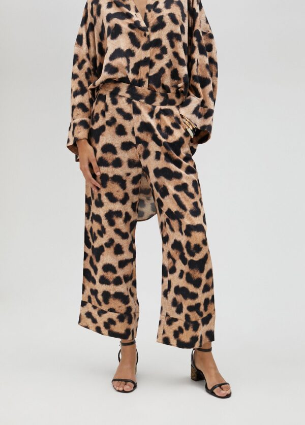 Pantalón Animal Print Palazzo de Lola Casademunt - Imagen 4