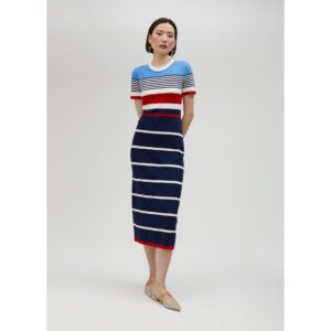 Vestido de Punto con Manga Corta de Lola Casademunt