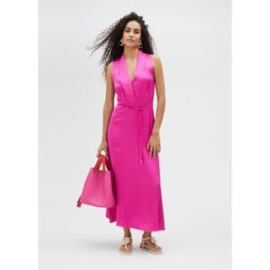 Vestido Midi Escote Pico de Lola Casademunt