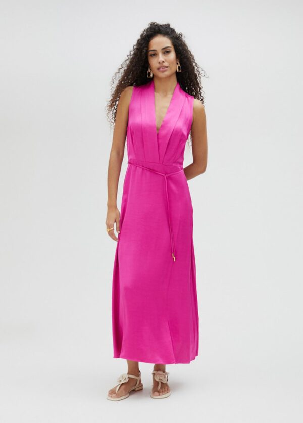 Vestido Midi Escote Pico de Lola Casademunt - Imagen 3