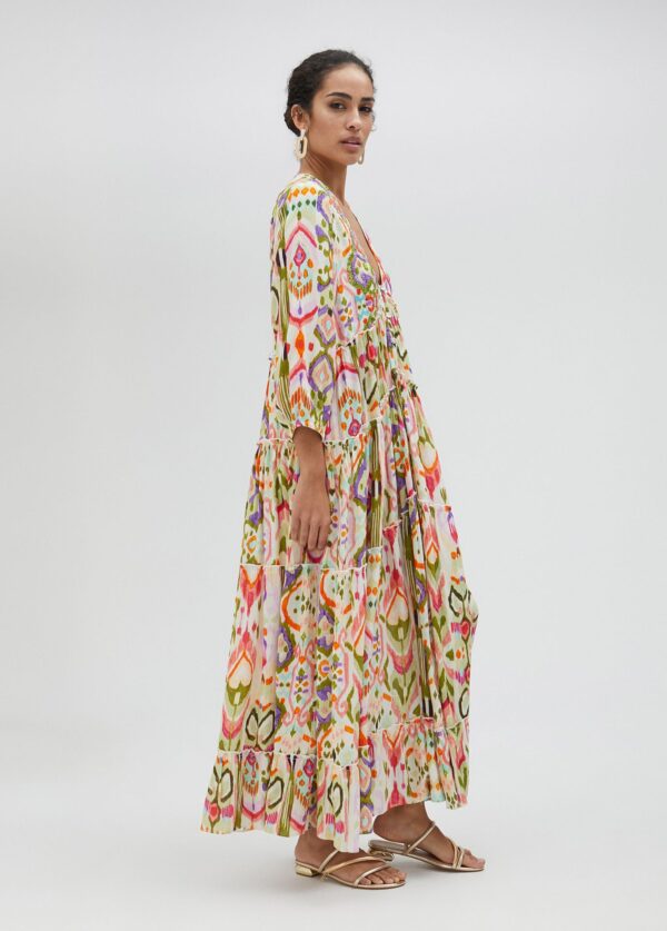 Vestido Largo Estampado Étnico de Lola Casademunt - Imagen 5