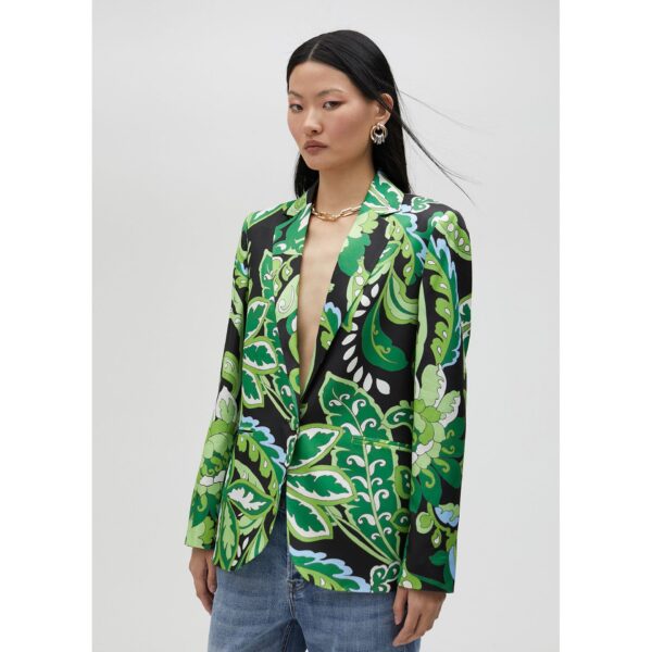 Americana Estampado Paisley Verde y Negro de Lola Casademunt by Maite