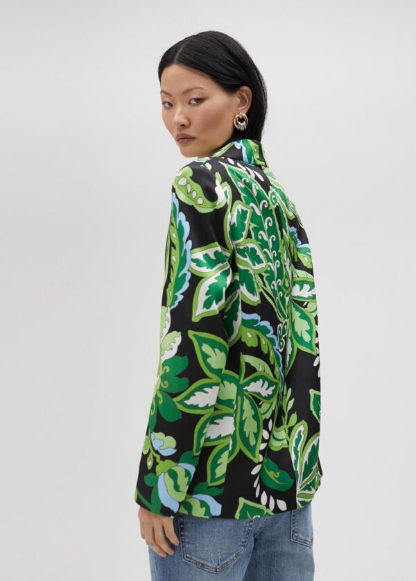 Americana Estampado Paisley Verde y Negro de Lola Casademunt by Maite - Imagen 5