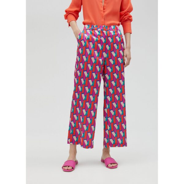 Pantalón Palazzo Logotipado Multicolor de Lola Casademunt by Maite
