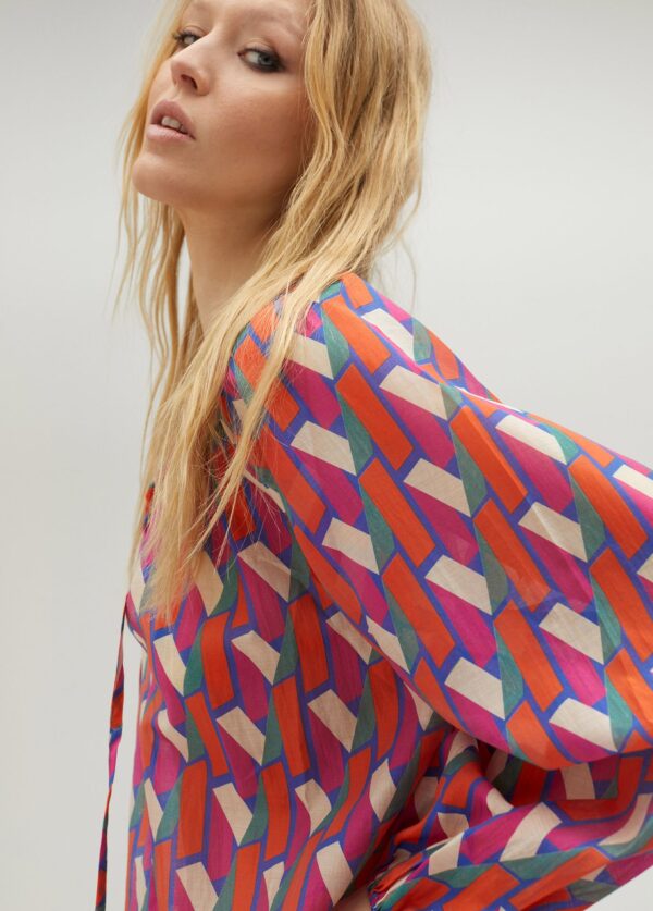 Camisa Logotipada Multicolor de Lola Casademunt by Maite - Imagen 4