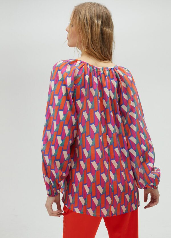 Camisa Logotipada Multicolor de Lola Casademunt by Maite - Imagen 6