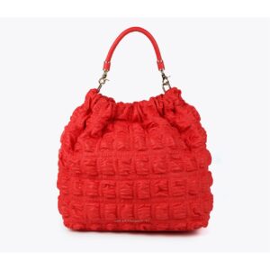 Bolso Shopper Matelassée Rojo de Lola Casademunt