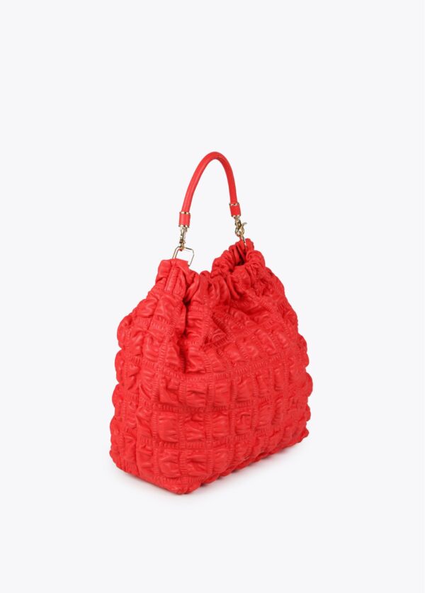 Bolso Shopper Matelassée Rojo de Lola Casademunt - Imagen 2