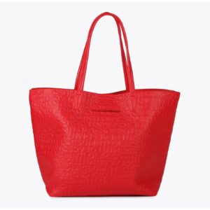 Bolso Shopper Monograma Rojo de Lola Casademunt