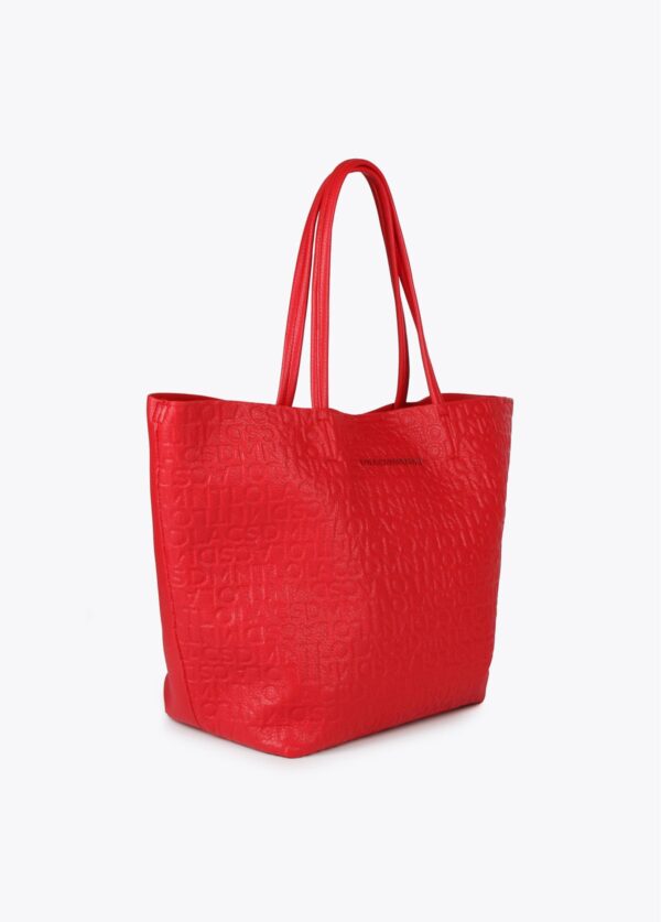 Bolso Shopper Monograma Rojo de Lola Casademunt - Imagen 4