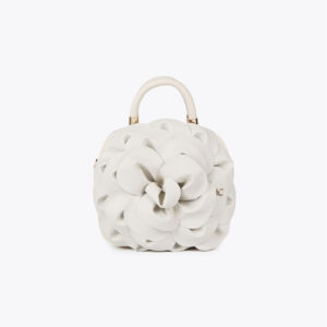 Bolso Flor Efecto Piel Crudo de Lola Casademunt
