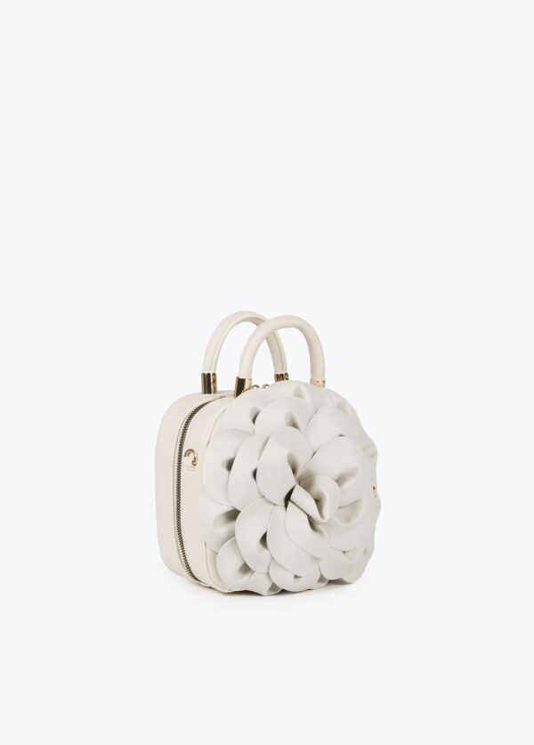 Bolso Flor Efecto Piel Crudo de Lola Casademunt - Imagen 2