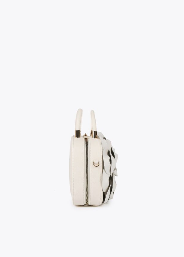 Bolso Flor Efecto Piel Crudo de Lola Casademunt - Imagen 3