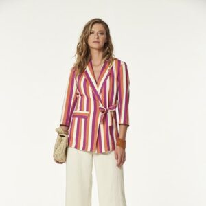 Chaqueta Ansea Viscosa Rayas de OKY
