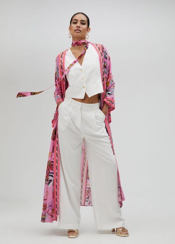 Kimono Largo Tropical de Lola Casademunt by Maite - Imagen 5