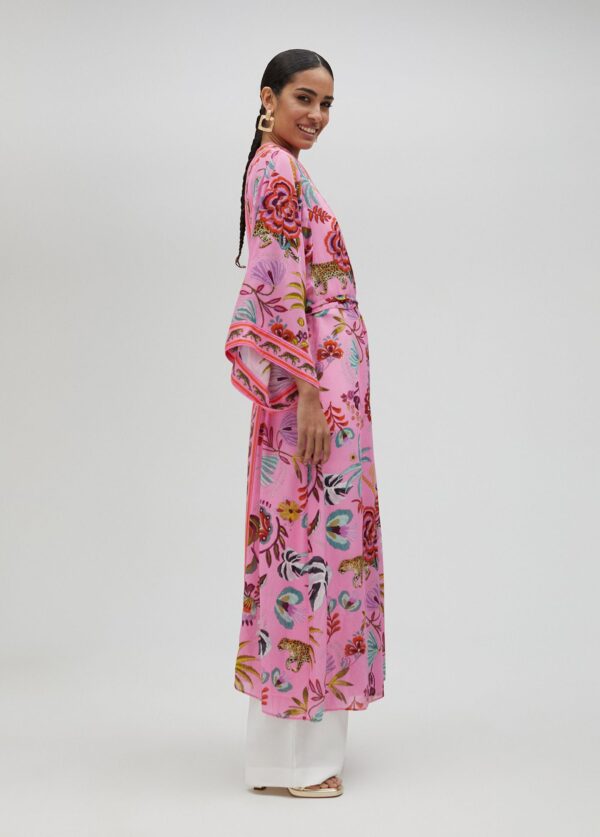 Kimono Largo Tropical de Lola Casademunt by Maite - Imagen 3