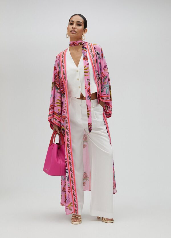 Kimono Largo Tropical de Lola Casademunt by Maite - Imagen 6