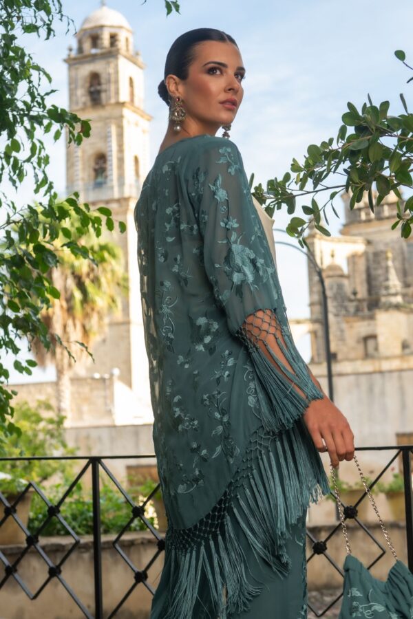 Chaqueta Amorosa Verde de Káhyra - Imagen 3