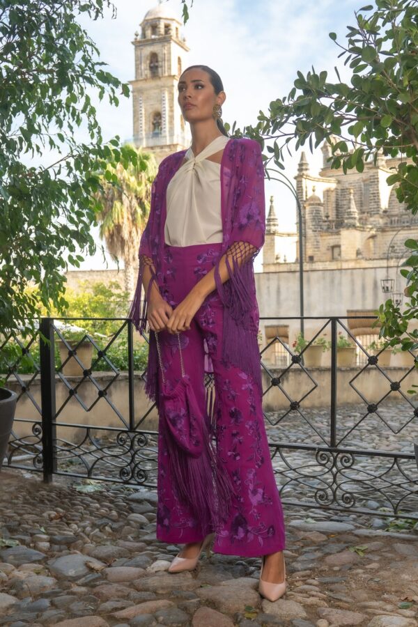 Chaqueta Amorosa Morado de Káhyra - Imagen 2