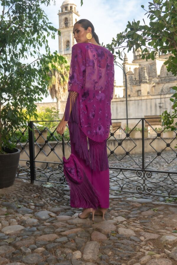 Chaqueta Amorosa Morado de Káhyra - Imagen 4