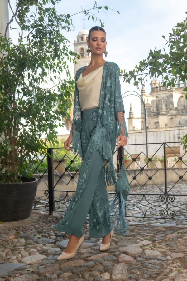 Pantalón Amoroso Verde de Káhyra - Imagen 3