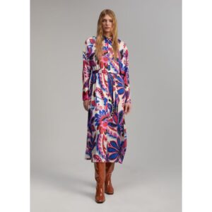 Vestido largo estampado paisley de Lola Casademunt by Maite