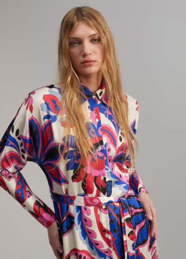 Vestido largo estampado paisley de Lola Casademunt by Maite - Imagen 3