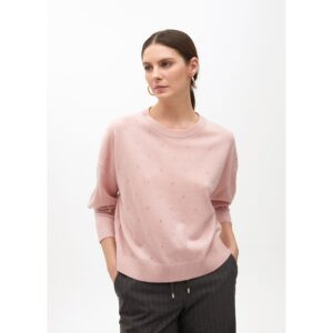 Jersey con strass rosa de Lola Casademunt by Maite