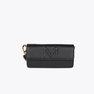 Bandolera baguette con M relieve negro de Lola Casademunt by Maite