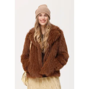 Chaqueta Rois efecto pelo de OKY