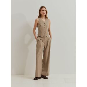Pantalones pinza beige de Lion Of Porches